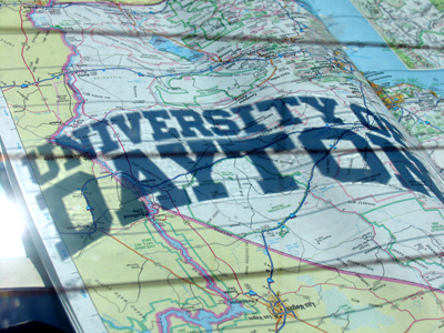 Strangely shaped shadows hover over Nevada.