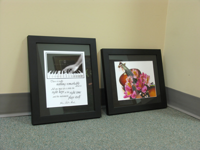 My pictures can be found in only the finest corners.