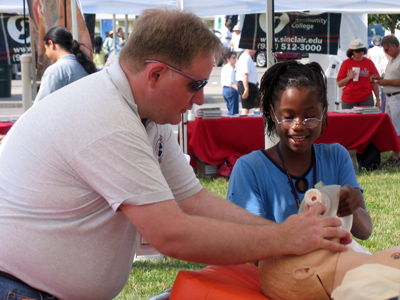 That guy is a very patient patient.