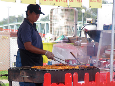 That fan really helps, I`m sure.