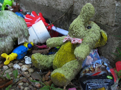 Remembrances for a child who plays no more.