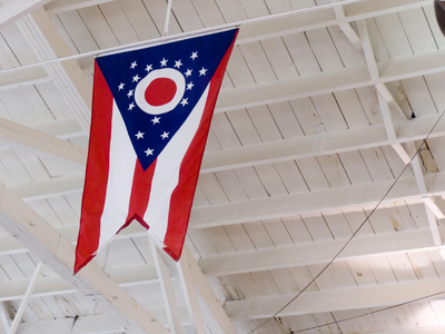 What`s round on both ends and high in the middle?