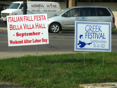 A clash of cultures.  I avoided showing favoritism by not going to either.