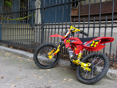 There are a lot of bikers in my neighborhood.