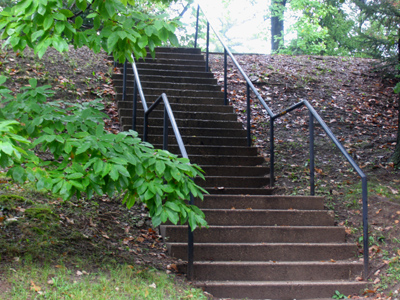 Stairway to Stewart Street.