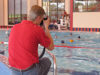 There were photographers.