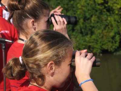 `She`s flying the skull and crossbones all right.  Man the cannon!`