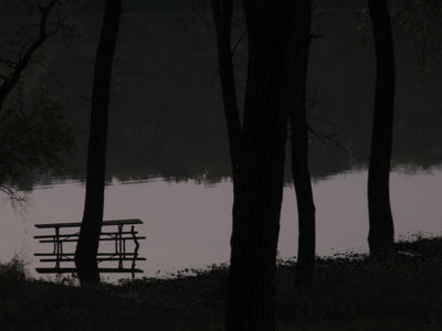 Picnic table scene No. 3.