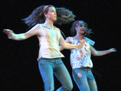 Those tap-dancers really let their hair down.