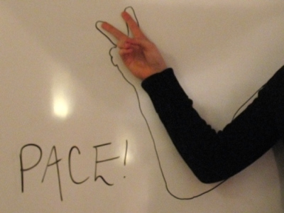 Now you see her . . . 