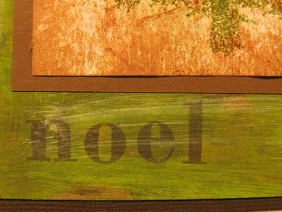 My first Christmas card, and undoubtedly the only one I`ll get that was made by hand.