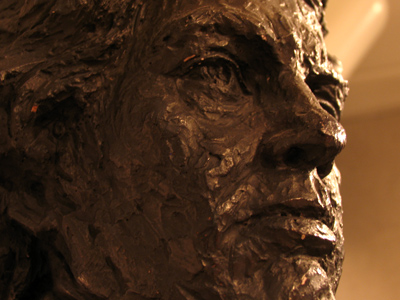 Maybe Beethoven sometimes smiled, but he never did it when an artist was around.