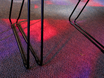 Chapel chairs.