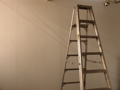 Art gallery with no art.