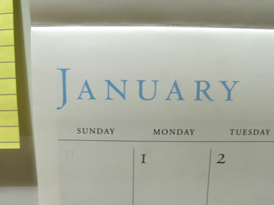 This is hanging on my refrigerator already.  I`m ready to just get this year over with.