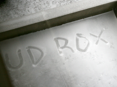 Temporary, but nice.