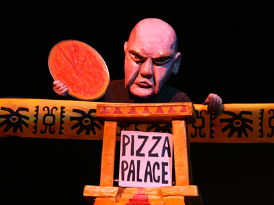 He has a real head for the pizza business.