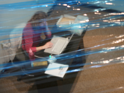 The only art gallery installation with a suffocation warning.