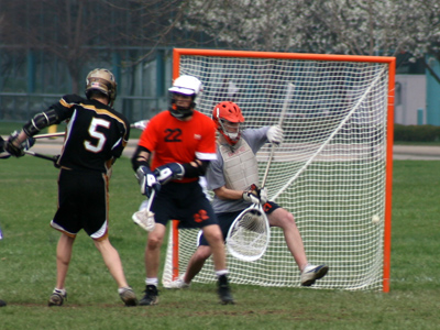 This is another of those sports were I have no idea what`s happening, but this goalkeeper appears to be in trouble.