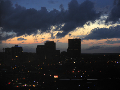 Outside the wind howled down Baker Street, while the rain beat fiercely against the windows. It was strange there, in the very depths of the town, with ten miles of man`s handiwork on every side of us, to feel the iron grip of Nature, and to be conscious that to the huge elemental forces all London was no more than the molehills that dot the fields. ARTHUR CONAN DOYLE