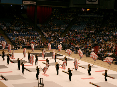 How the rest of the world looks at color guard.