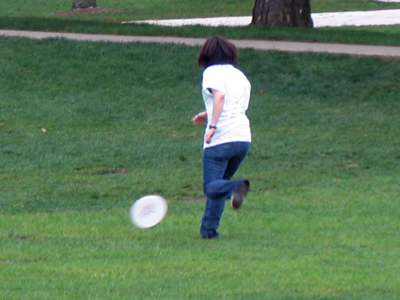 The world`s second-worst Frisbee thrower.  The world`s very worst is the person who threw it.