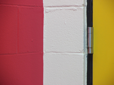 It took me five tries to get this picture right.  The wall kept moving.