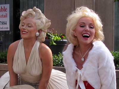 One of them isn`t Marilyn Monroe.  Neither is the other one.