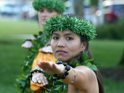 Friday night hula dancing.