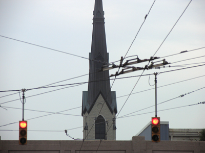 Everything that is ugly in this picture is based on our desire -- our demand -- to move from place to place.