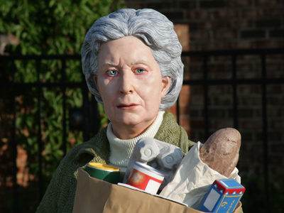 `Holding Out,` a sculpture by J. Seward Johnson.