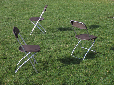 A Methodist minister met three Baptist deacons and invited them to visit his church.  On Sunday, they arrived late and had nowhere to sit.  The minister whispered to an usher, `Get three chairs for the Baptists.`  The man said, `Pardon?`  The minister repeated:  `Three chairs for the Baptists!`  The usher shrugged, stood up and said to the congregation, `All right everybody, THREE CHEERS FOR THE BAPTISTS!`