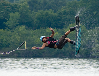 Although I`m new to the sport, I`m pretty sure this person is in trouble.