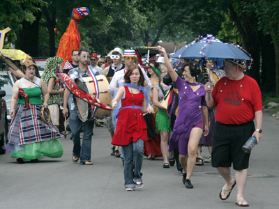 The Oregon District Fourth of July parade gets larger and stranger every year.
