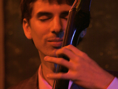 The stage was extremely dark, and what light there was was colored, so taking pictures was difficult.