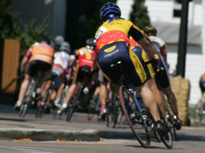 Did I mention that the racers were closely packed?