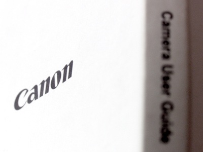 Canon camera user guide.