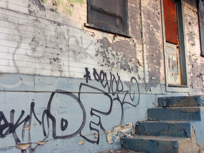 My own neighborhood isn`t quite this run down.