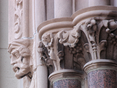 Face to face with a saint.