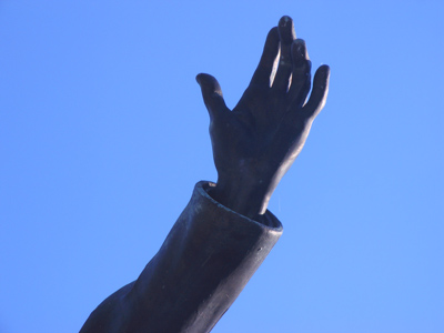 And speaking of downtown statues.