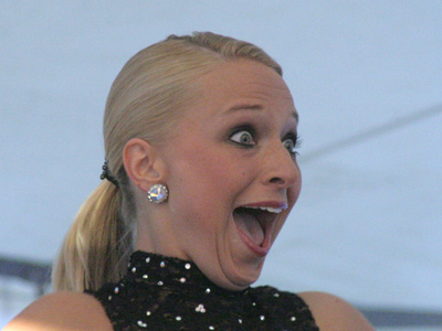 Third runner-up in the World`s Most Enthusiastic Person contest.