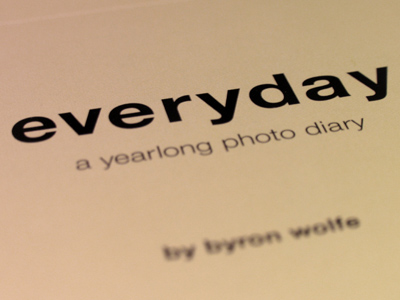This guy took ONE picture a day for ONE year (but skipped a couple days), and they made a book out of it.