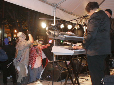 Music arouses the savage beast.