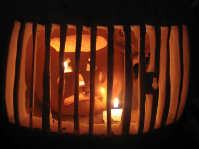 Pumpkin prison.