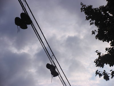 Laces in strange places.