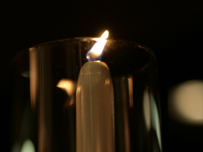 After the birthday party, a serious concert by candlelight.