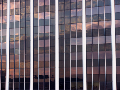 Sunset is taking place over my left shoulder.