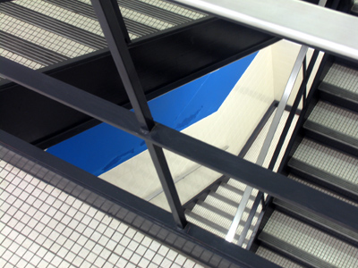 Staircase -- indoors.