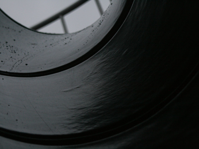 All right, who left these footprints up here?