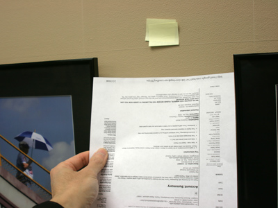 The laser level has disappeared, so I am improvising with masking tape, fishing line and a piece of trash.